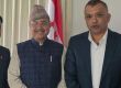 गगनकुमार थापा र पूर्णबहादुर खड्काबीच भेटवार्ता सम्पन्न